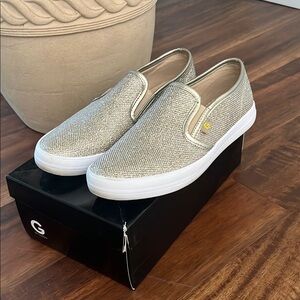 Guess Gold Slip-On Sneakers